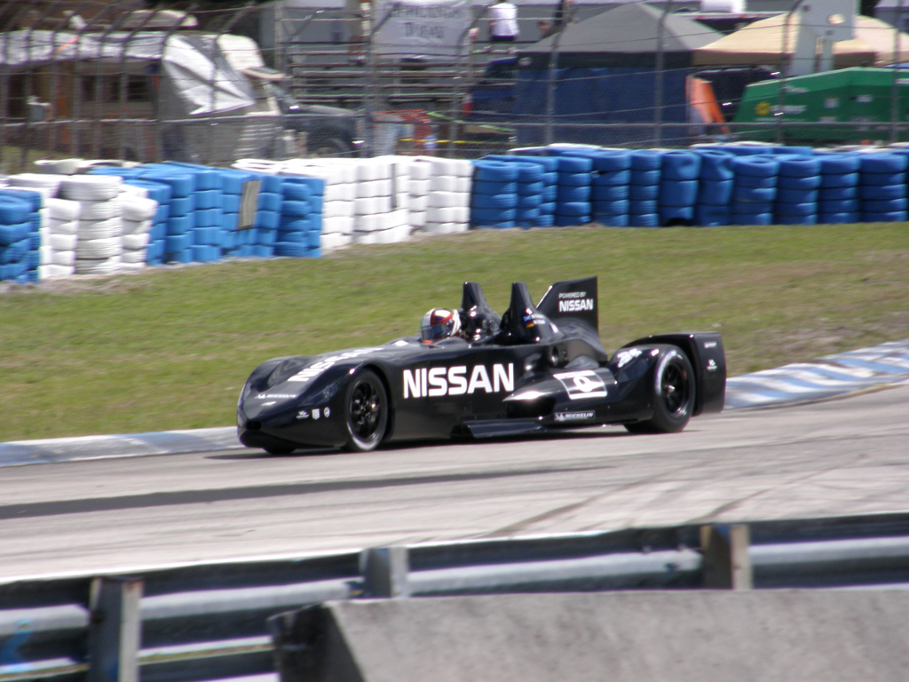 DeltaWing kunne også opleves på en demonstrationsomgang ved Sebring 12H løbet i marts måned.
(Foto: Motorsporten.dk)